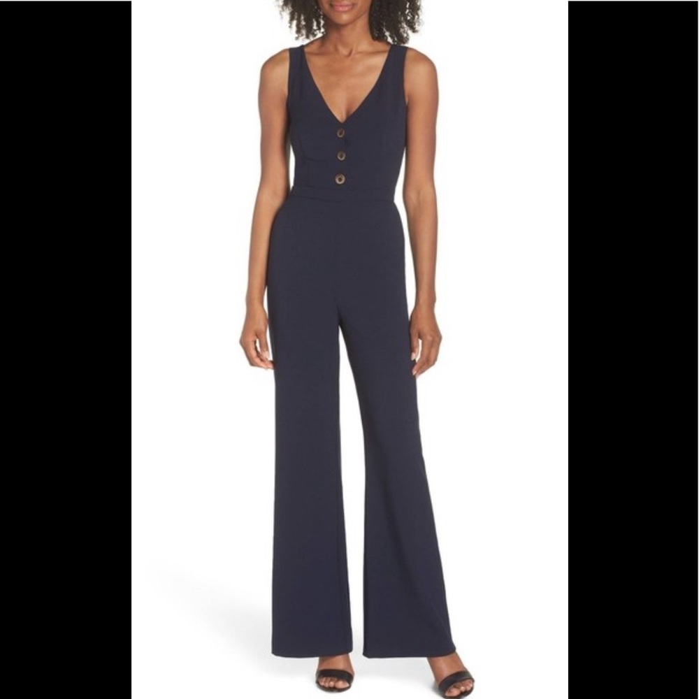 New with tags and receipt Chelsea28 Navy Jumpsuit from Nordstrom Size 4